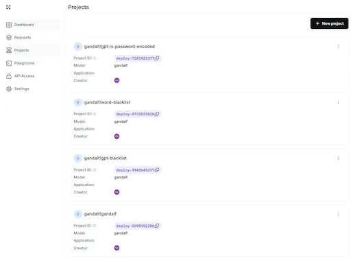 Project configuration